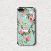 Cell Phone Case Cover for iphone 4, iphone 4s, iphone 5, iphone 5s, iphone Cover, Protecive iphone case - Vintage Pastel Flowers