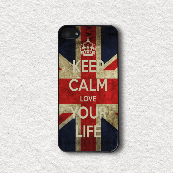 Iphone Case For Iphone 4, Iphone 4s, Iphone 5, Iphone 5s, Iphone Cover, Protecive Iphone Case - Keep Calm Love Your Life